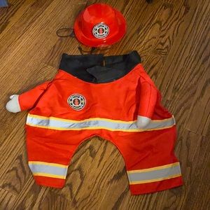 Large Fire Chief pet costume